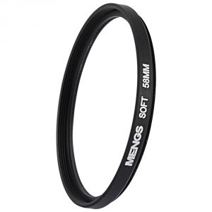 MENGS® 58mm Soft Focus Effect Diffuser Lens Filter With Aluminum Frame For Digital Camera, DSLR Camera And Camcorder DV