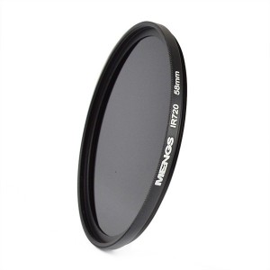 MENGS® 58mm IR720nm Infrared Lens Filter with Aluminum frame