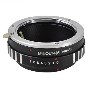 MENGS® MINOLTA(AF)-M4/3 Lens Mount Adapter Ring Aluminum And Copper Material For Minolta MA Sony AF Lens To Olympus E-P1 E-P2 Or Matsushita G1 GF1 GH1- M4/3 Camera Body