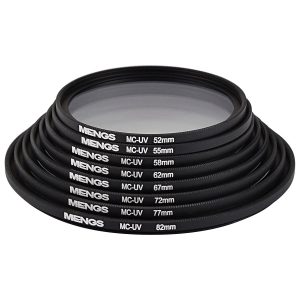MENGS® 52mm / 55mm / 58mm / 62mm / 67mm / 72mm / 77mm / 82mm MC-UV Multicoated Lens Filter With Aluminum Frame For Canon / Nikon / Sony / Fuji / Pentax / Olympus Digital Camera